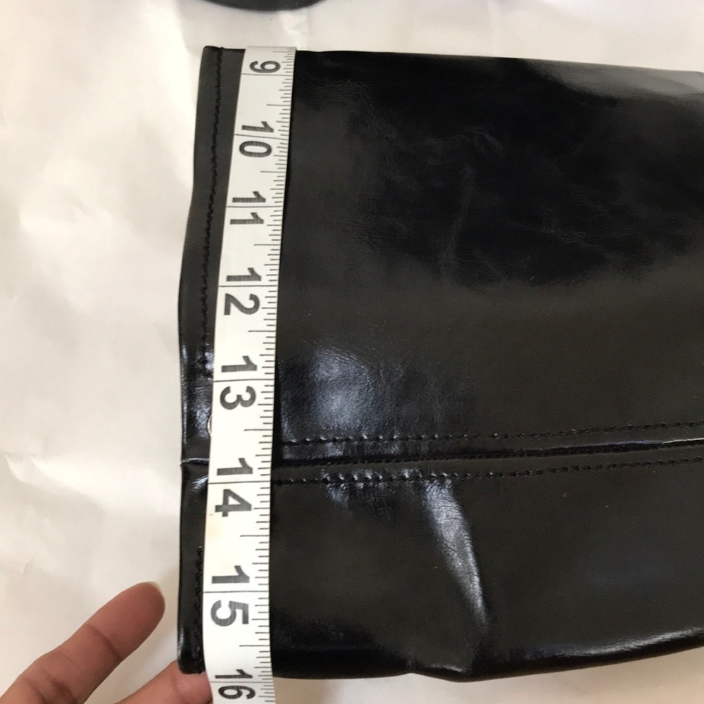 GOMAX Size 10 black knee high zippered boots - Picture 9 of 11